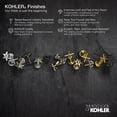 thumbnail image 2 of Kohler 27287-2MB 24 in. Genuine OEM Towel Bar - Vibrant Brushed Moderne Brass, 2 of 2