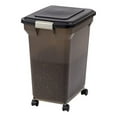 thumbnail image 1 of IRIS Premium Airtight Pet Food Storage Container 42 lb Smoke 1 Pack, 1 of 9
