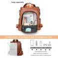 thumbnail image 4 of Sunyuer Vintage Women's Backpack - Fashionable, Simple, Versatile, Anti-theft, Large Capacity, Backpack Purse for Daily Work Travel, 4 of 7
