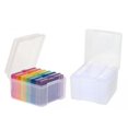 thumbnail image 1 of 2pcs Pulgadas Fotográficas Fotográficas Artesanía Contenedores de Cuidador de Plástico Caja Portátil para Salones, 1 of 9