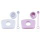 thumbnail image 1 of Juego Tapones Silicona para Derrames Reutilizables Cup 1.0/2.0 () Blanco, 1 of 9