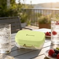 thumbnail image 2 of LEFXSMR Ice Cube Tray with Lid, Easy Release Round Ice Trays for Freezer, Reusable Ice Molds for Ice Maker, Green, 2 of 7