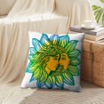 thumbnail image 3 of LALILO Throw Pillow Covers Bohemian Sun And Moon Tattoo Symbol Boho Chic Cushion Cover 18" x 18", 2 Pack, 3 of 6