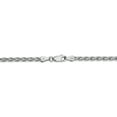 thumbnail image 3 of Chaîne de Blé Parisien en Or Blanc 14K 3mm, 3 of 4