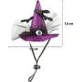 thumbnail image 6 of Monebena Dog Halloween Costumes Dog Costume Halloween Pet Witch Hat Cat Clothes Halloween Party Decoration Halloween Costumes for Dogs Small Medium Large Breed M01, 6 of 13