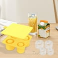thumbnail image 5 of Xihbxyly oferta diaria Moldeado de gran tamaño con tapa extraíble a prunea de fugas Bandeja para hielo y para cócteles Whisky Bandeja para hielo flexible apilable, 5 of 5