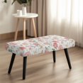 thumbnail image 4 of XYZCANDO Soft Bench Seat Cover for Bedroom Dining, Polyester Spandex Elastic Bottom Rectangular Long Bench Slipcover with Anti Abrasion, 4 of 9