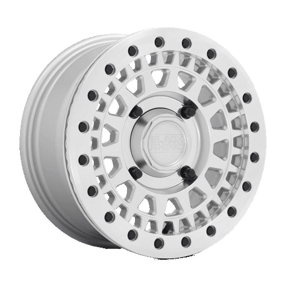 Black Rhino Powersports Cast Aluminum Rim BLPKB 14X7 4X110 SLV-MIR-FC 36MM, 1470PKB364110S82