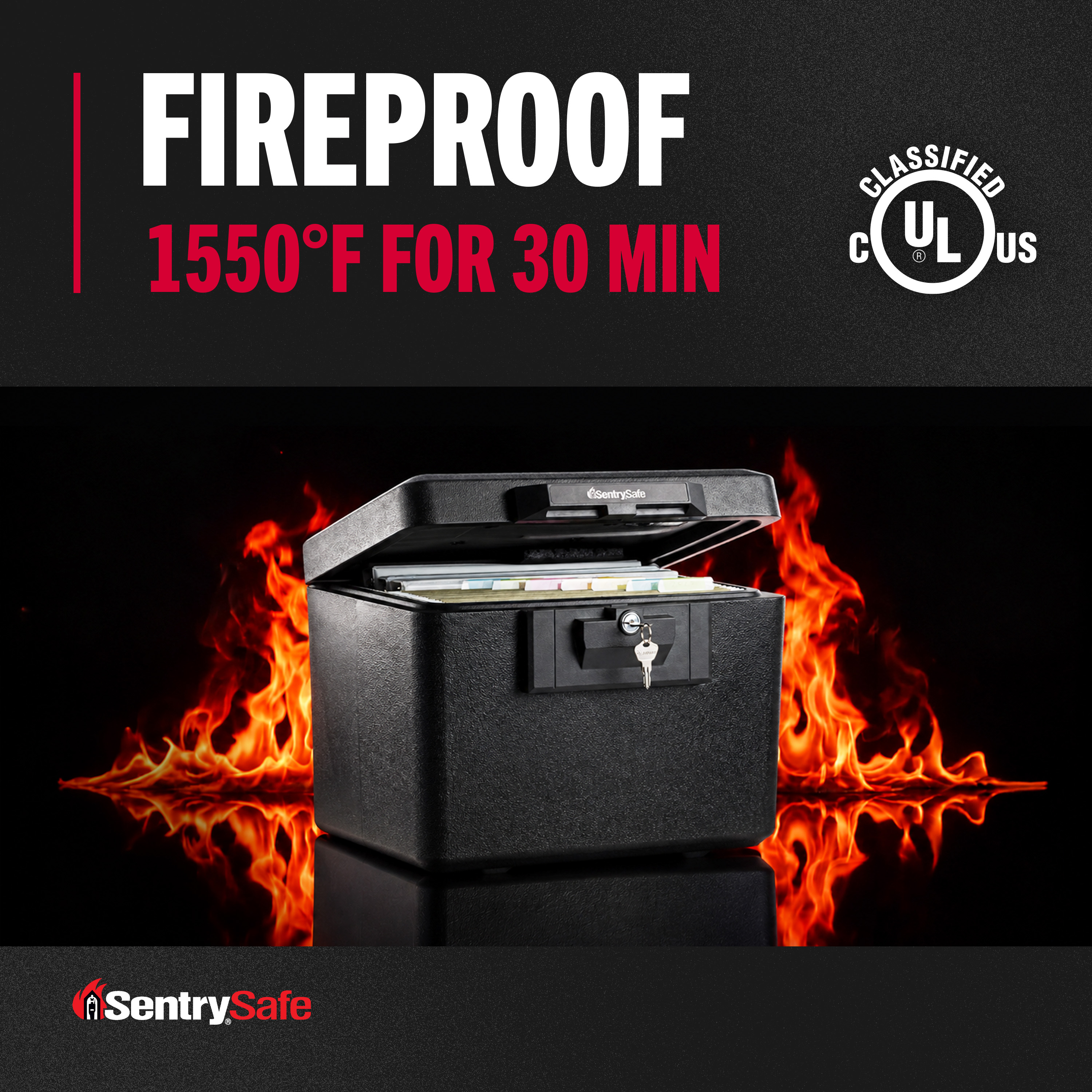 SentrySafe 1170 Fire-Resistant Document Safe with Key Lock photo 3