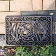 thumbnail image 4 of Sungmor Tapete de Hierro Fundido 59 cm/23.2 in. Tapete Grande Rect. para Puerta Principal, Antideslizante Exterior Raspazapatos - Diseño Vintage Libélula Decorativa para Entrada, Hogar, Jardín, Patio, 4 of 8