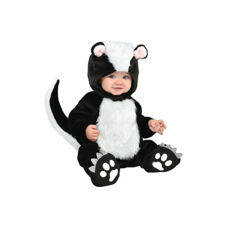 Suit Yourself Little Stinker Skunk Costume for Babies, Includes a Soft Jumpsuit, a Hood, and