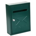 thumbnail image 1 of Buzón de correo BLESIY con cerradura para montaje en pared Verde profundo 7,8 x 3 x 10 pulgadas, 1 of 8