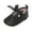 1-Black273, variant on WZEIIOT Baby Girls Glitter Dress Shoes Casual Soft Sole Adjustable Straps Princess Walking Shoes