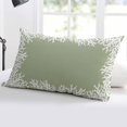 thumbnail image 5 of Coastal Coral Throw Pillow Cover 20 x 26 Inch Decorative Pillow Cover Sage Green Ocean Marine Nautical Beach Lumbar Pillowcase Seasonal Rectangle Cushion Case for Couch Sofa Bed Living Room, 5 of 7