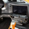 thumbnail image 3 of Para C7 2014-2019 Fibra suave Pantalla de navegación del automóvil Panel inferior Cubierta de moldura Adhesivo Accesorios, 3 of 5