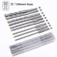 thumbnail image 4 of CHAO Brocas para hormigón, 9 piezas (5 mm ~ 16 x 160 mm) Brocas para azulejos, Brocas eléctricas SDS-Plus para taladros de impacto, Brocas cruzadas para hormigón, ladrillo, piedra, natural, metal, 4 of 4