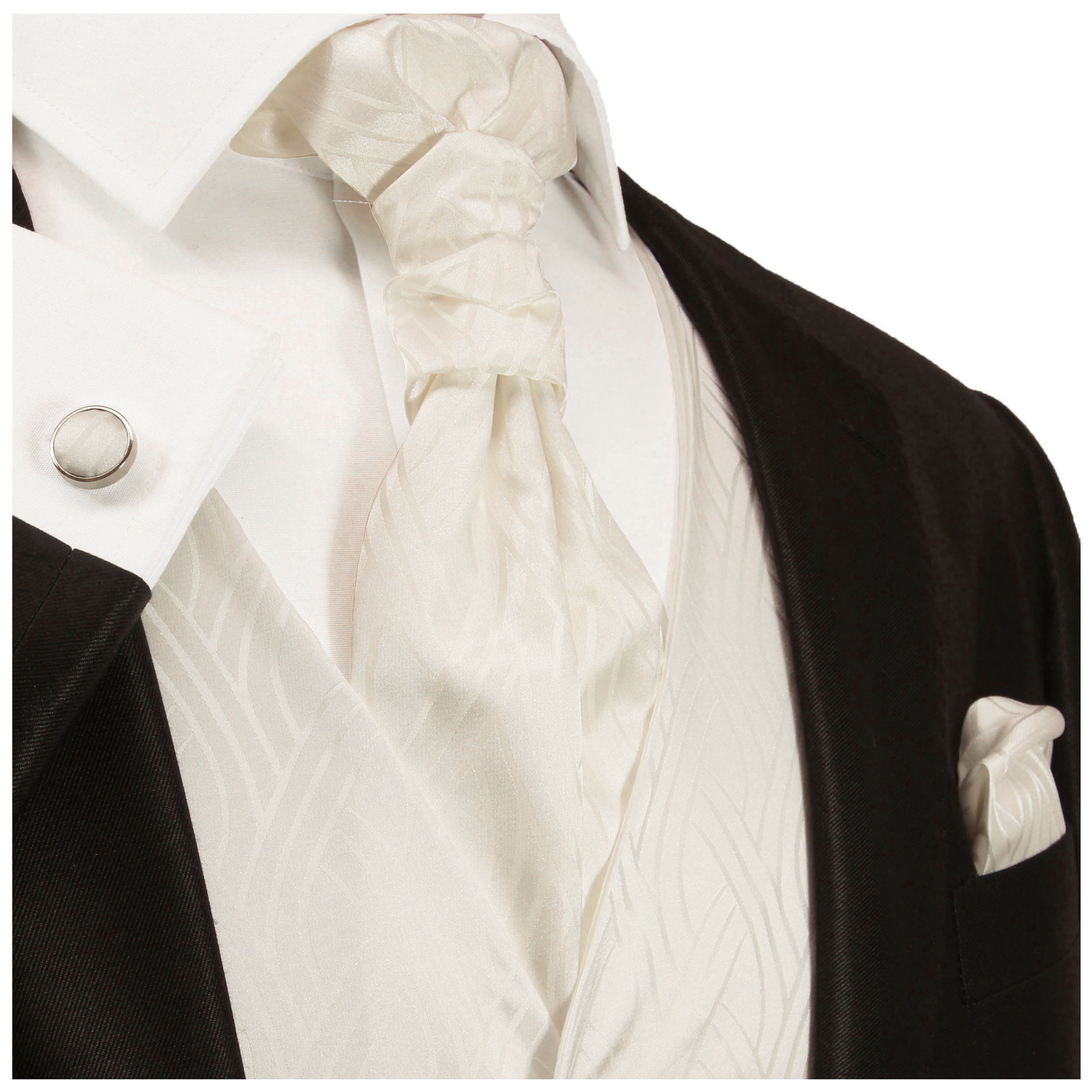Paul Malone Espresso Tuxedo Vest Set 