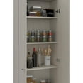 thumbnail image 6 of Depot E-Shop DE-ALN5531 Dakari Multistorage Double Door Cabinet, White Washed Oak, 6 of 8