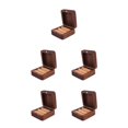 thumbnail image 2 of Sonducket Caja de para anillos, caja de ceremonia para propuestas de boda, anillos de compromiso, soporte para portador, organizador de joyas, Tipo 1 5piezas Sonducket CBP185572, 2 of 6