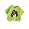 thumbnail image 3 of Tiijoy Toddler Girl's Short Sleeve Graphic Tee Short Sleeve Casual Soft T Shirt, Sizes 3-4T, 3 of 3