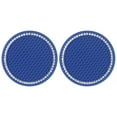 thumbnail image 3 of 2Pcs Car Diamond Cup Mat Bottle Seat Cushion Non-Slip Silicone Cushion, 3 of 9