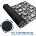thumbnail image 6 of Long Mouse Pads for Desk,Black White Skull Stack Pattern Desk Mats on Top Of Desks, Desk Mouse Pad Extra Large with 3mm Non-Slip Base and Stitched Edge for Gaming,Office,Work,Home 47.3"x23.6", 6 of 6
