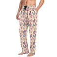 thumbnail image 5 of Cute Chicken Print Mens Pajama Pant Sleep and Lounge Bottons with Pockets, 5 of 7