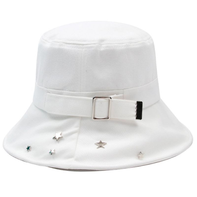 SUNRI Women Pentagram Star Rivets 