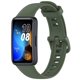 thumbnail image 3 of Silicone Watch Strap for Huawei Band 10 NFC 10 9 NFC 9 8 NFC 8 Glossy Replacement Band - Orange, 3 of 5