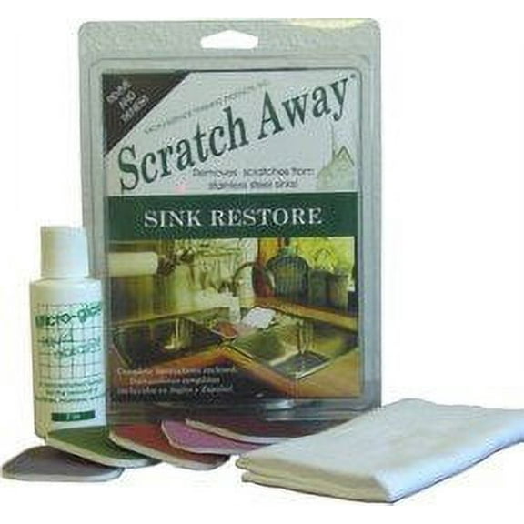 Micro Mesh Scratch Away Sink Restore & Scratch Remover for Stainless Steel Sinks