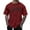Red, variant on Sngxgn Shirt Fashion Trend T-Shirt Short-Sleeved Tops Teen Shirt(Blue,XXL)