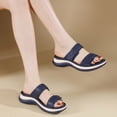 thumbnail image 2 of Mostsola Slides for Women Casual Comfortable Arch Support Slip on Shoes Summer Dressy Slippers, 2 of 9