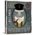 thumbnail image 1 of Global Gallery's 'Fisherman I Old Salt Whiskey' By Ryan Fowler Stretched Canvas Wall Art, 1 of 4