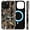 Camo Leaf Desig, variant on Magnetic Case for iPhone 17, Vintage Camo Pattern Design, Shockproof Glossy 2 in 1 Dual Layer, MagSafe Compatible Protective Phone Case for Women Men Boys