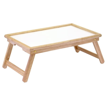 Winsome Wood Stockton Breakfast Bed Tray, Natural & White