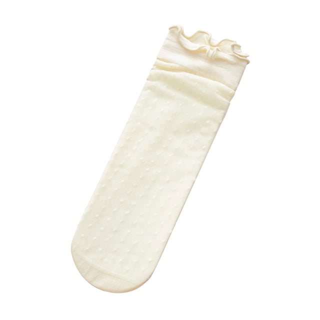 IROINID On Sale Ankle Socks for Women Fun Socks Socks Cotton Breathable Glass Silk Socks Transparent Ruffle Print Socks
