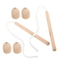 thumbnail image 1 of CUITING 2 Ensembles de Jouets Gyroscopiques Traditionnels en Bois avec Jeu Gyroscopique Extérieur, 1 of 8