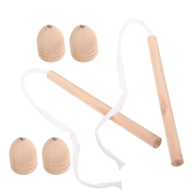 CUITING 2 Ensembles de Jouets Gyroscopiques Traditionnels en Bois avec Jeu Gyroscopique Extérieur