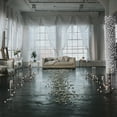 thumbnail image 2 of Northlight LED Net Style Column Wrap Christmas Lights - 2' x 8' - Pure White - White Wire, 2 of 5