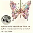 thumbnail image 5 of JIhuahe Crystal Butterfly Acrylic Car Pendant with Diamond Art Design, Sun Catcher Hanging Ornament for Window Decor,Pink, 5 of 8