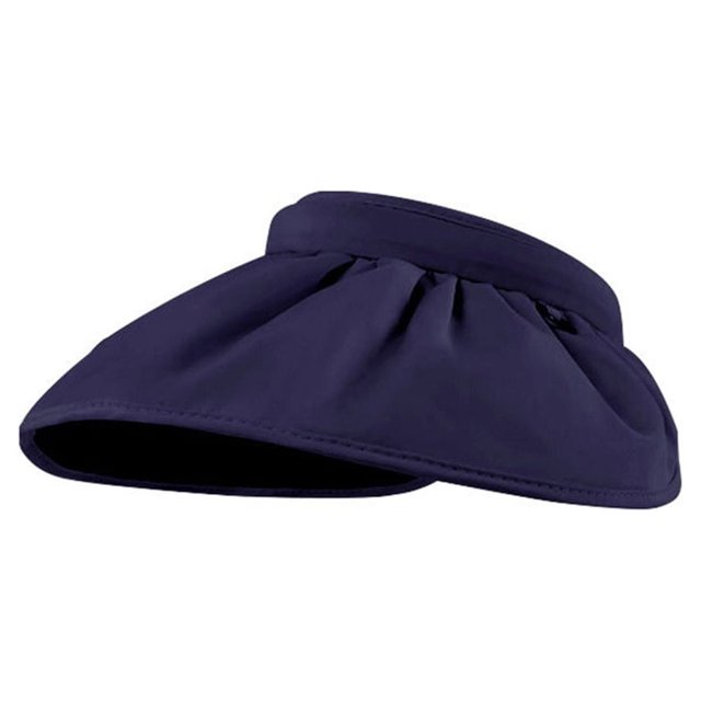 Lojalitet Visera enrollada Sombrero de playa de verano plegable de ala ancha para mujer