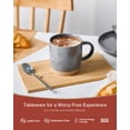 thumbnail image 4 of Famiware 14oz Stoneware Coffee Mug, Service for 4, Dark Gray, 4 of 7