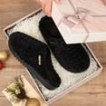 thumbnail image 6 of LongBay Women’s Soft Flannel Memory Foam Slippers Slip on House Fuzzy Shoes Indoor Outdoor, 6 of 7