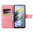 thumbnail image 3 of Butterfly Embossed Wallet Case for Motorola Moto G Play 2025, PU Leather Flip Cover with Card Holder, Kickstand & Lanyard, Shockproof,,Pink,For Moto G Play 2025, 3 of 8