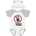 thumbnail image 3 of Inktastic No Phones Boys or Girls Baby Bodysuit, 3 of 5