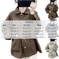 thumbnail image 3 of FDGIU Women's Lapel Collar Button Down Oversized Shacket, Long Sleeve Twill Cargo Jacket with Multi Patch Pockets for Spring Fall Outdoor Daily Layering, 3 of 7