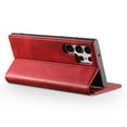 thumbnail image 4 of Allytechgroup Wallet Phone Case for Samsung Galaxy S23 Ultra, Folio PU Leather Wallet Case Stand with Card Slots Build - in Magnet Protective Cover for Samsung Galaxy S23 Ultra 6.8 inch, Red, 4 of 5