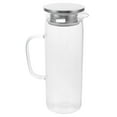 thumbnail image 3 of Glass Juice Pitcher Transparent Water Pitcher Glass Water Kettle Clear Water Kettle with Filter Lid, 3 of 8