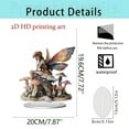 thumbnail image 3 of Virelaxpo Acrylic Goddess Figurine Desktop Ornament, 2D Art Decor for Study Living Room Home Decoration, 3 of 5