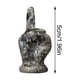 thumbnail image 2 of Oferta por tiempo limitado!Figura de cristales del dedo medio Estatua divertida del dedo medio de cristal, decoración del dedo medio, estatua de bolsillo tallada a mano Decoración de cristal del dedo, 2 of 8
